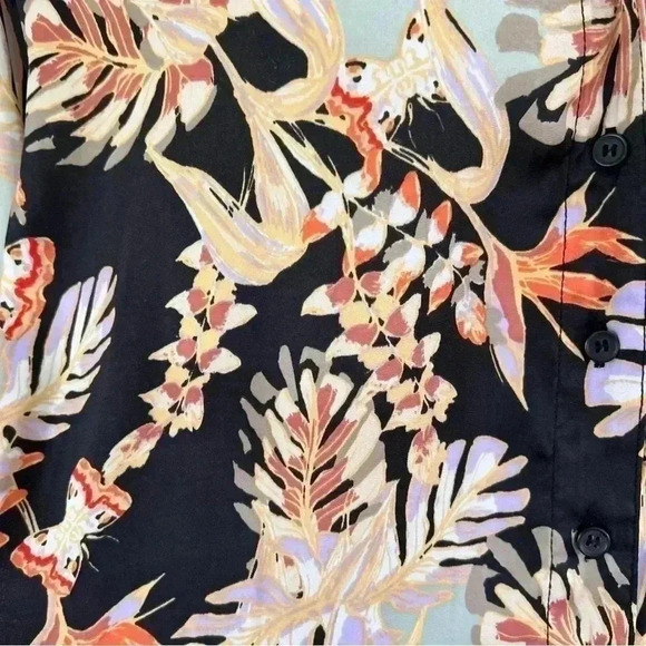 Free People Under The Palms Shirt Tropical Print - Picture 5 of 13